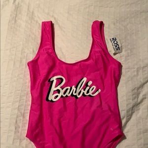 Barbie pink swimsuit size small